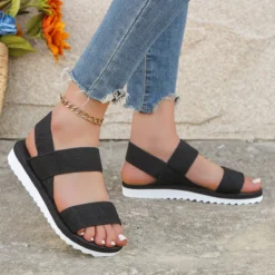Sandália Ortopédica Feminina Confort Elegance – Antiderrapante e Anatômica para Conforto Diário